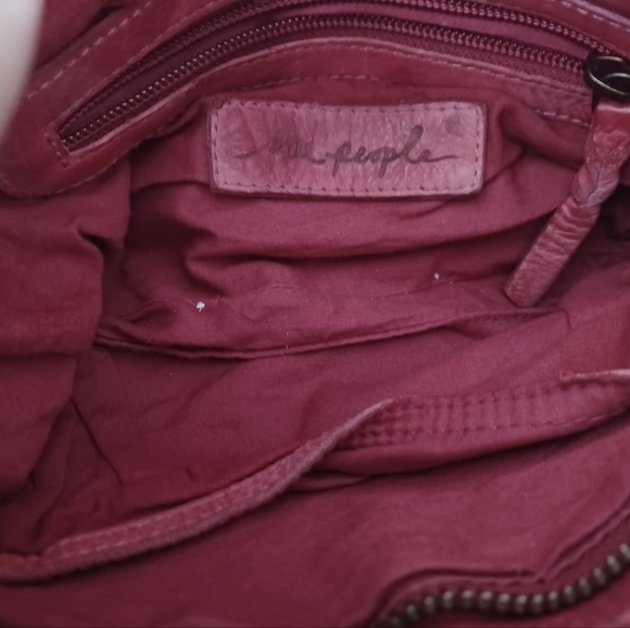 Freepeople wade leather bag red - Picture 5 of 6